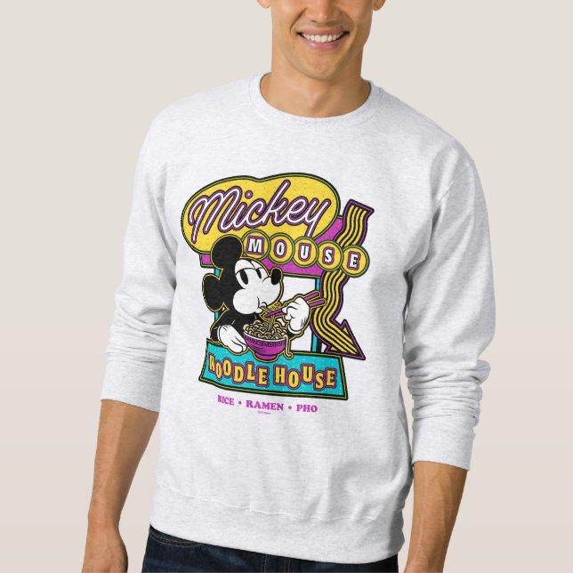 Mickey Mouse Noodle House Sign Sweatshirt (Front)