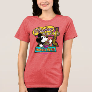 Mickey Mouse Noodle House Sign Tri-Blend Shirt