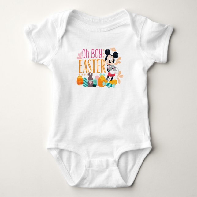 Mickey Mouse | Oh Boy, Easter Baby Bodysuit (Front)