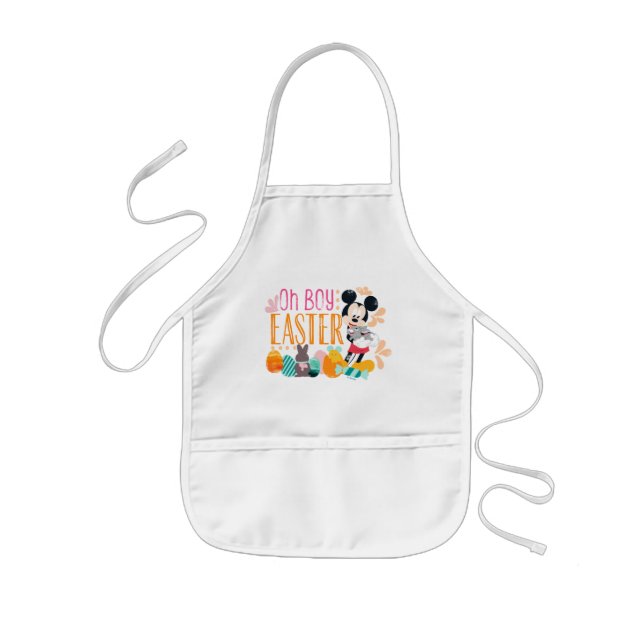 Mickey Mouse | Oh Boy, Easter Kids Apron (Front)