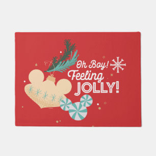 Mickey Mouse Oh Boy! Feeling Jolly! Doormat