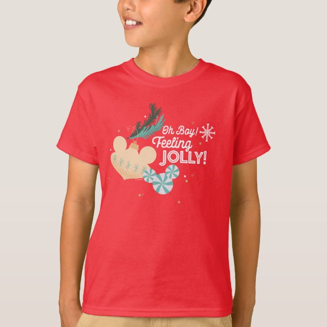 Mickey Mouse | Oh Boy! Feeling Jolly! T-Shirt (Front)
