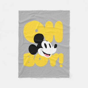 Mickey Mouse   Oh Boy! Fleece Blanket