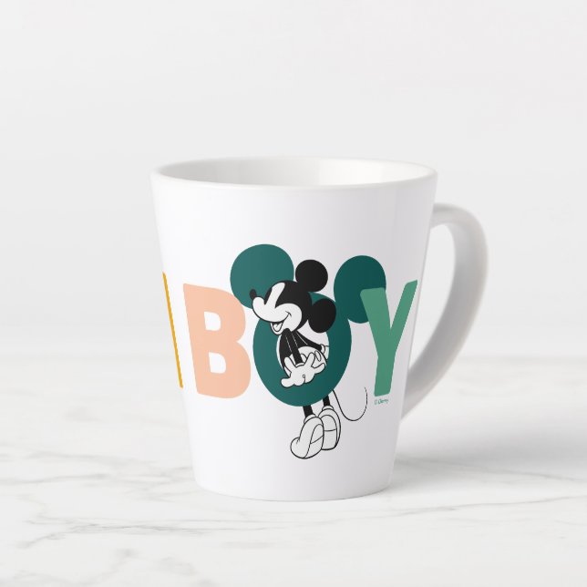 Mickey Mouse | Oh Boy Latte Mug (Right Angle)