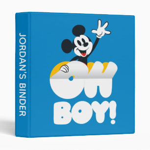 Mickey Mouse Oh Boy! Peel Away Binder