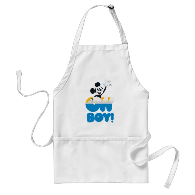 Mickey Mouse Oh Boy! Peel Away Standard Apron (Front)