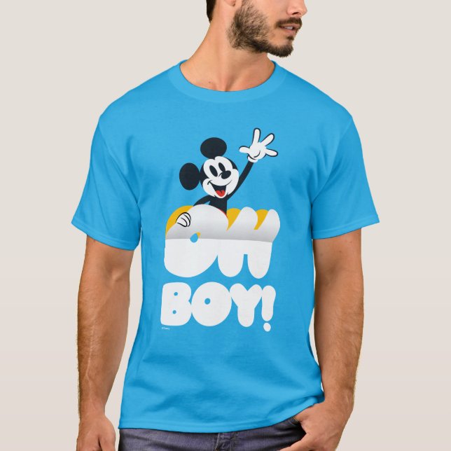 Mickey Mouse Oh Boy! Peel Away T-Shirt (Front)
