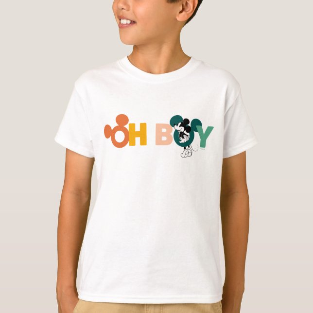 Mickey Mouse | Oh Boy T-Shirt (Front)