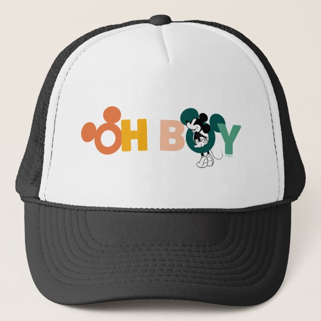 Mickey Mouse | Oh Boy Trucker Hat (Front)