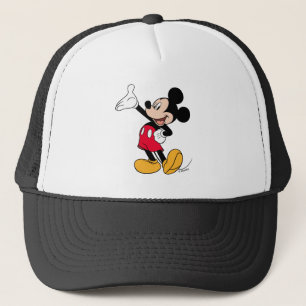 Mickey Mouse Open Hand Gesture Trucker Hat