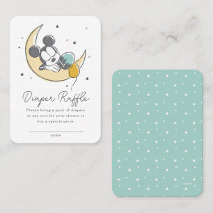 Mickey Mouse Over the Moon   Diaper Raffle Place Card