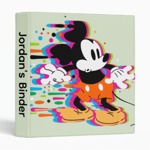 Mickey Mouse Paint Warp Binder