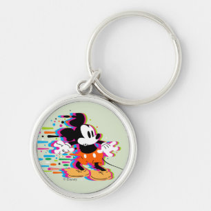 Mickey Mouse Paint Warp Keychain