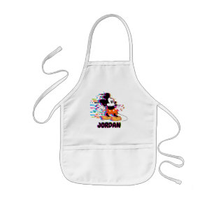 Mickey Mouse Paint Warp Kids Apron