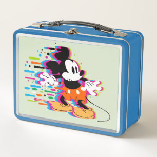 Mickey Mouse Paint Warp Metal Lunch Box