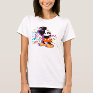 Mickey Mouse Paint Warp T-Shirt