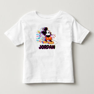 Mickey Mouse Paint Warp Toddler T-shirt
