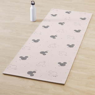 Mickey Mouse Pastel Logo Sketch Pattern Yoga Mat