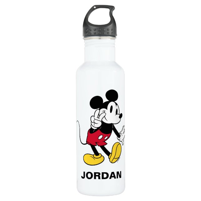 Mickey Mouse | Peace Out 710 Ml Water Bottle (Front)