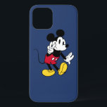 Mickey Mouse | Peace Out iPhone 12 Case<br><div class="desc">Spread good vibes with this fun and playful Mickey Mouse "Peace Out" design! Featuring Mickey in a cool, laid-back pose flashing a peace sign, this artwork captures his fun-loving personality with a modern twist. The bold lettering and classic Mickey charm make this design perfect for Disney fans who love a...</div>