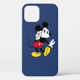 Mickey Mouse   Peace Out iPhone 12 Case