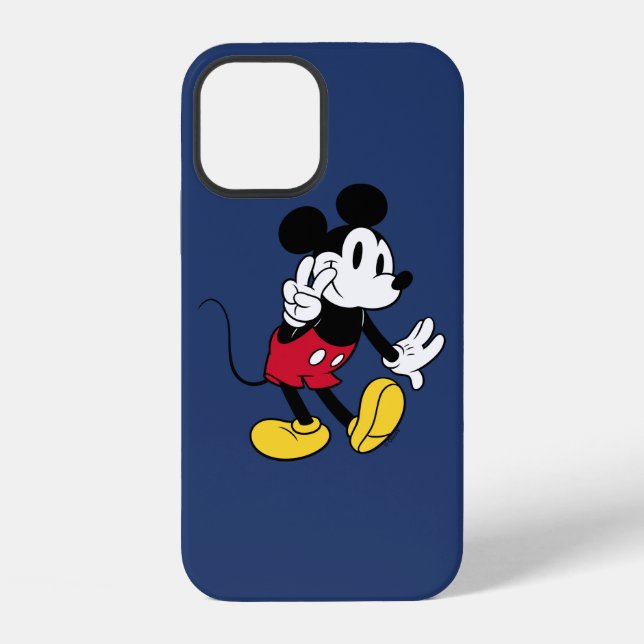 Mickey Mouse | Peace Out iPhone Case (Back)