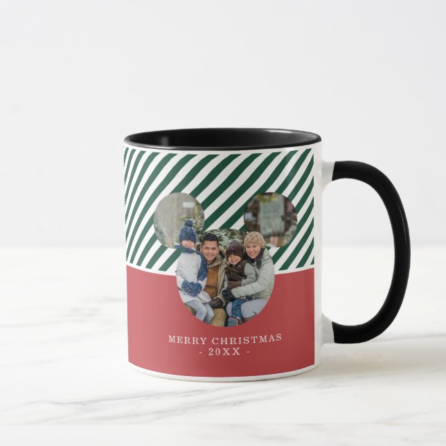 Mickey Mouse | Photo de famille Mug de Noël (Droite)