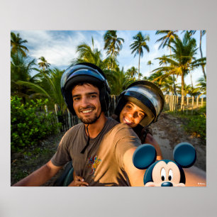 Mickey Mouse Photo Selfie Poster