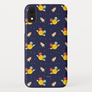 Mickey Mouse Planet Icon Pattern iPhone XR Case
