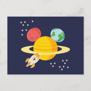 Mickey Mouse Planet Icon Postcard