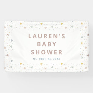 Mickey Mouse Polka Dot Baby Shower Banner