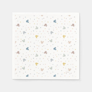 Mickey Mouse Polka Dot Baby Shower Napkin