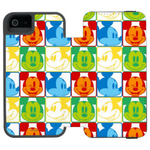 Mickey Mouse   Pop Art Pattern Incipio Watson™ iPhone 5 Wallet Case