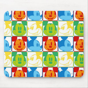 Mickey Mouse   Pop Art Pattern Mouse Pad