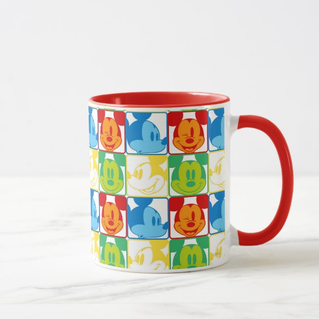 Mickey Mouse | Pop Art Pattern Mug (Right)