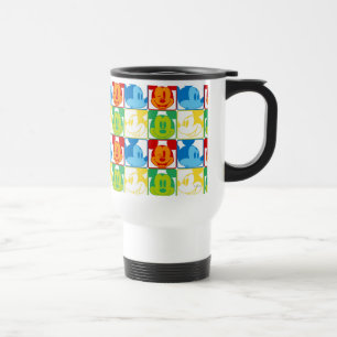 Mickey Mouse   Pop Art Pattern Travel Mug
