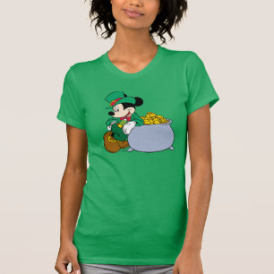 Mickey Mouse Pot of Gold St. Patrick's Day T-Shirt