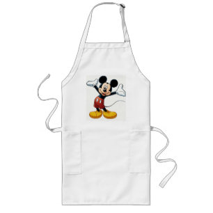 Mickey Mouse Pumpkin Character – Halloween Cartoon Long Apron