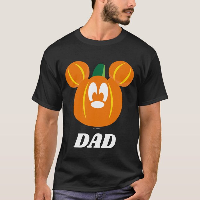 Mickey Mouse Pumpkin Dad T-Shirt (Front)