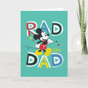 Mickey Mouse   Rad Like Dad Card