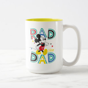Mickey Mouse   Rad Like Dad Two-Tone Coffee Mug
