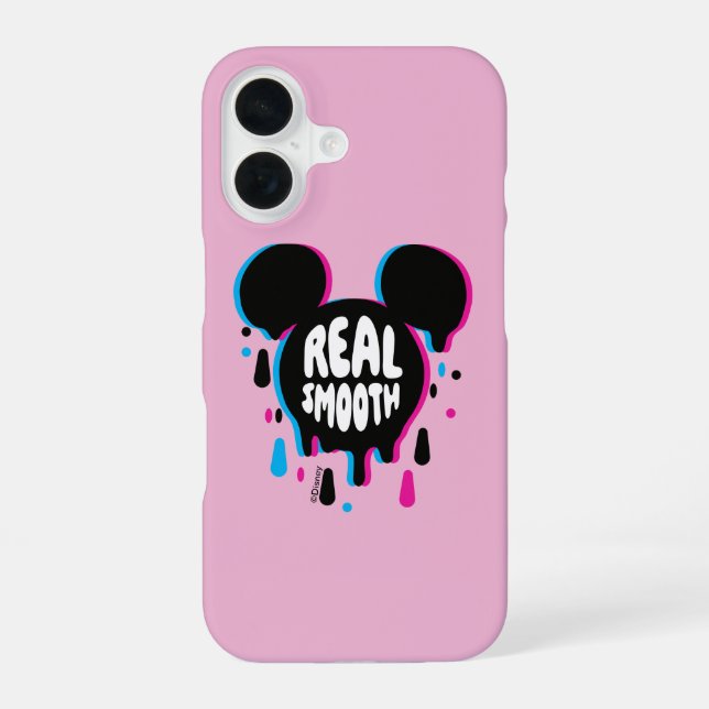 Mickey Mouse Real Smooth iPhone 16 Case (Back)