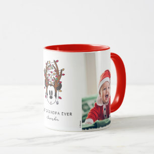 Mickey Mouse Reindeer Antlers   Best Grandpa Ever Mug