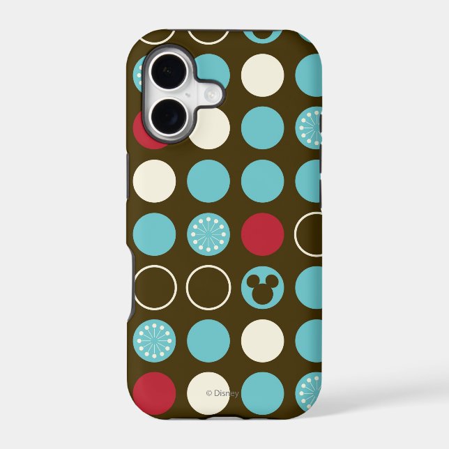 Mickey Mouse | Retro Polka Dot Pattern (Back)