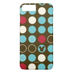 Mickey Mouse   Retro Polka Dot Pattern iPhone 8 Plus/7 Plus Case