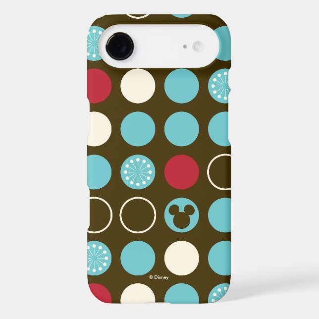 Mickey Mouse | Retro Polka Dot Pattern Case-Mate iPhone Case (Back)