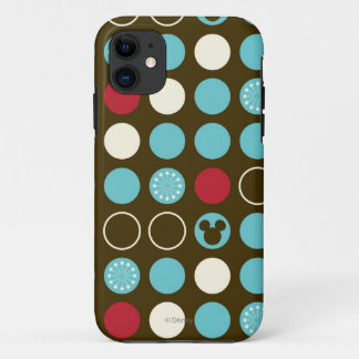 Mickey Mouse | Retro Polka Dot Pattern iPhone 11 Case