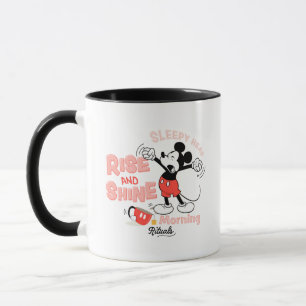 Mickey Mouse Rise and Shine Sleepy Head Mug