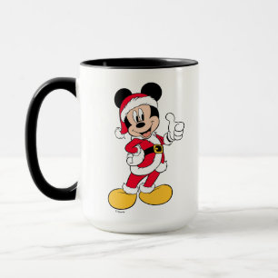 Mickey Mouse Santa Claus Outfit Mug