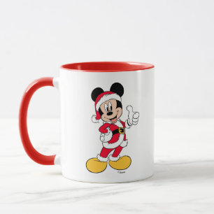 Mickey Mouse Santa Claus Outfit Mug